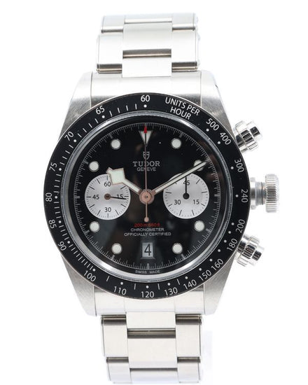 2022 Tudor Black Bay Chrono 41MM Black Dial Steel Bracelet (79360N)