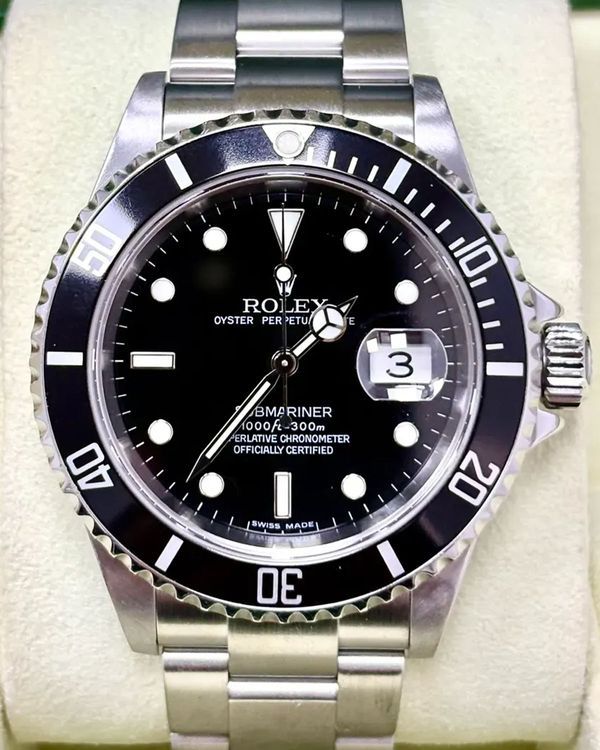 2007 Rolex Submariner Date 40MM Black Dial Oyster Bracelet (16610)