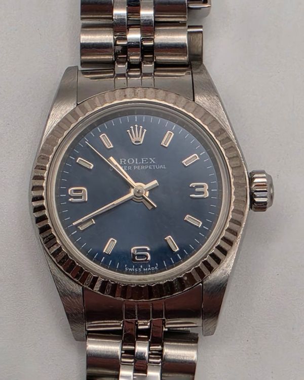 2009 Rolex Oyster Perpetual 26MM Blue Dial Jubilee Bracelet (76094)