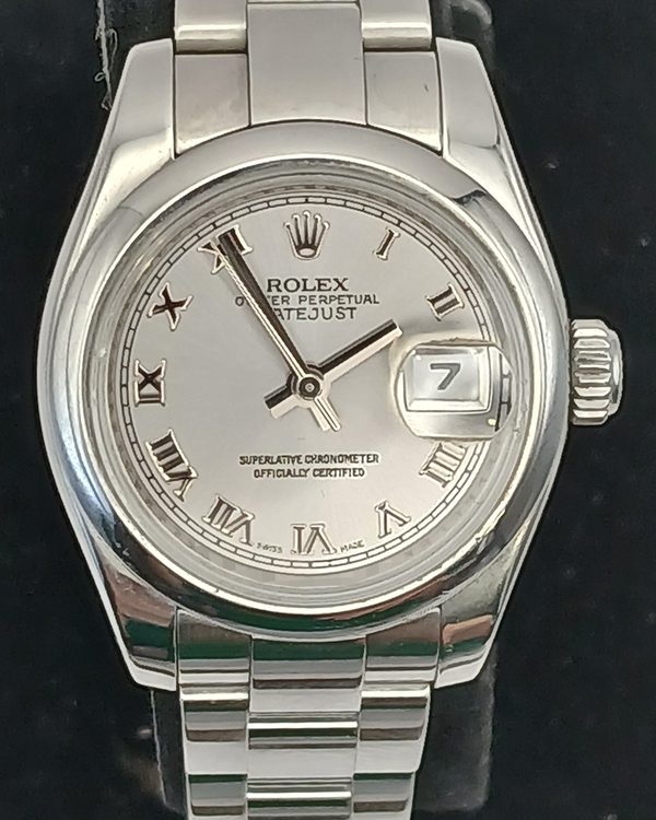 2012 Rolex Lady-Datejust 26MM Silver Dial Oyster Bracelet (179160)