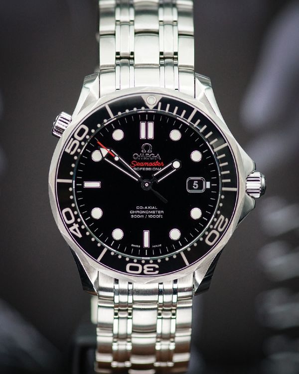 No Reserve - 2018 Omega Seamaster Diver 300M 41MM Black Dial Steel Bracelet (212.30.41.20.01.003)