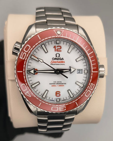 2025 Omega Seamaster Planet Ocean 600M 43.5MM White Dial Steel Bracelet (215.30.44.21.04.001)