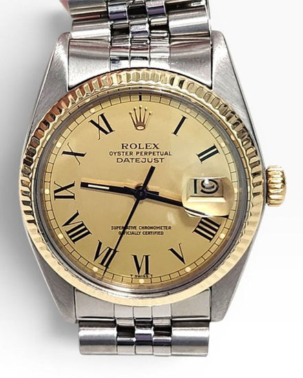 Rolex Datejust 36MM Champagne Dial Jubilee Bracelet (16013)