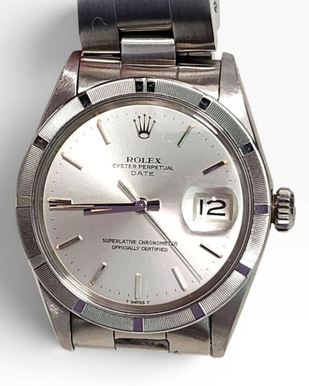 Rolex Oyster Perpetual Date 34MM Silver Dial Oyster Bracelet (1501)
