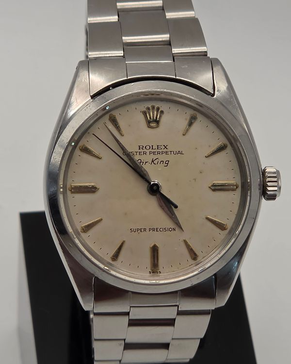 1963 Rolex Air-King 34MM Silver Dial Oyster Bracelet (5500)