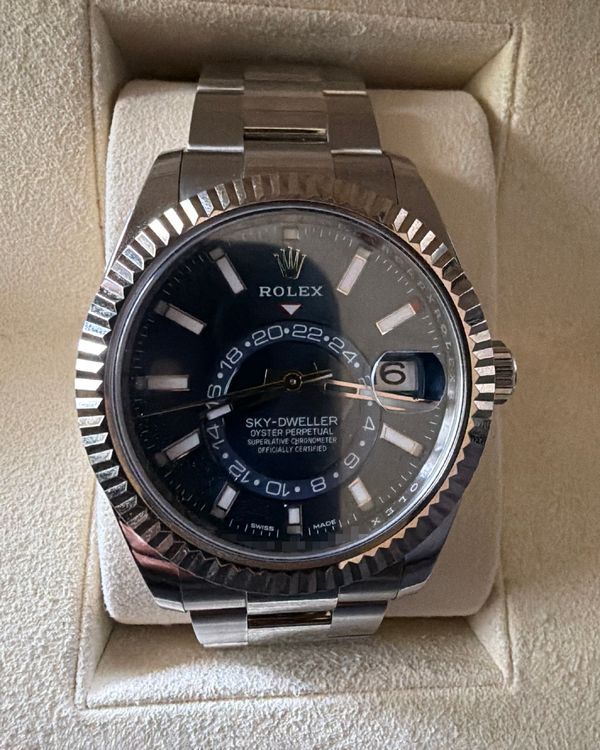 2017 Rolex Sky-Dweller 42MM Blue Dial Oyster Bracelet (326934)