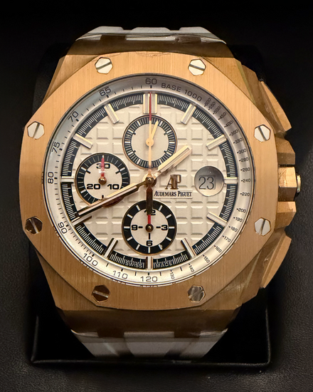 2017 Audemars Piguet Royal Oak Offshore “Summer Edition” L.E. 44MM Silver Dial Rubber Strap (26408OR.OO.A010CA.01)