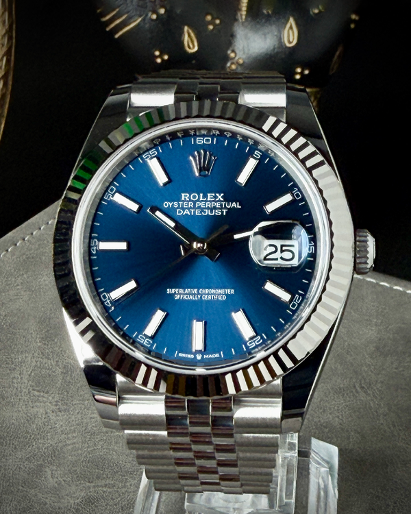 2026 Rolex Datejust 41MM Blue Dial Jubilee Bracelet (126334)