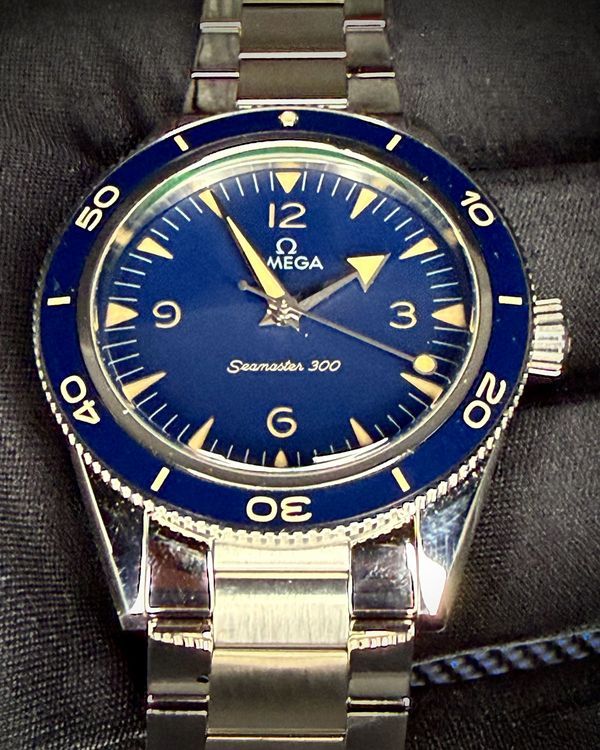 Omega Seamaster 300M 41MM Blue Dial Steel Bracelet (234.30.41.21.03.001)