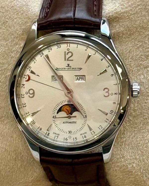2019 Jaeger-LeCoultre Master Calendar 39MM Silver Dial Leather Strap (Q1558420)