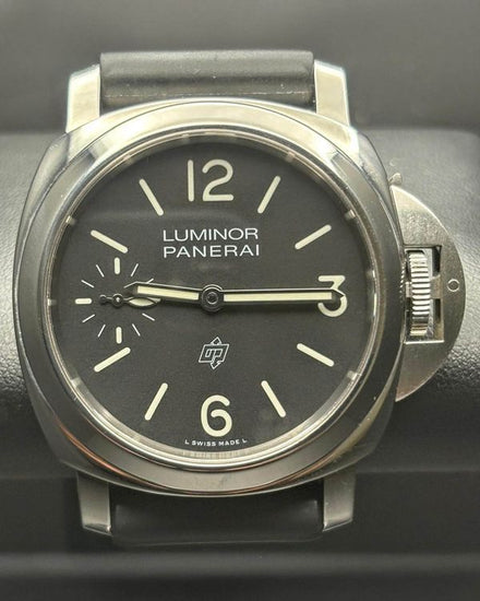 No Reserve - 2022 Panerai Luminor Base Logo 44MM Black Dial Rubber Strap (PAM01084)