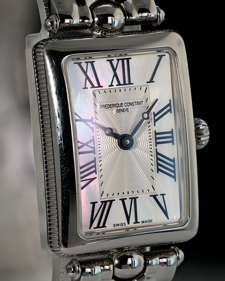 No Reserve - Frederique Constant Classics 20.7MM Quartz Mother Of Pearl Dial Steel Bracelet (FC-200X2AC/CD/2/3/4/5/6)