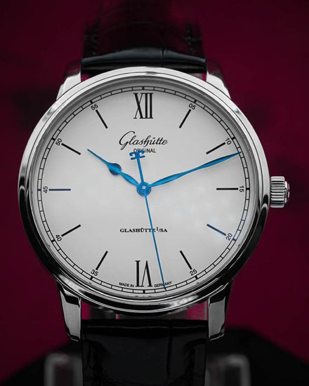 2020 Glashütte Original Senator Excellence 40MM Silver Dial Leather Strap (1-36-01-01-02-01)