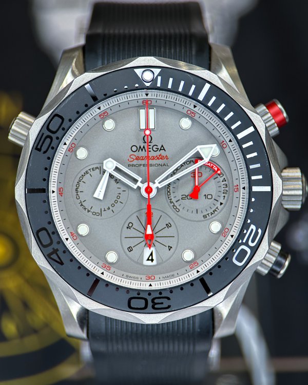 2024 Omega Seamaster Diver 300M "ETNZ Edition" 44MM Grey Dial Rubber Strap (212.92.44.50.99.001)