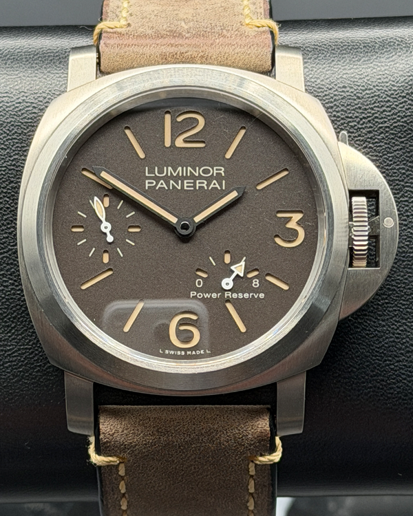 2018 Panerai Luminor 8 Days 44MM Brown Dial Leather Strap (PAM00797)