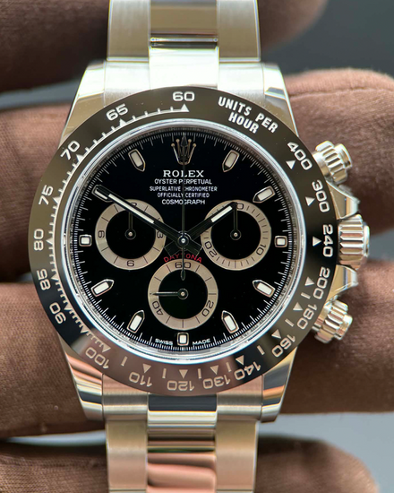 2022 Rolex Cosmograph Daytona 40MM Black Dial Oyster Bracelet (116500LN)