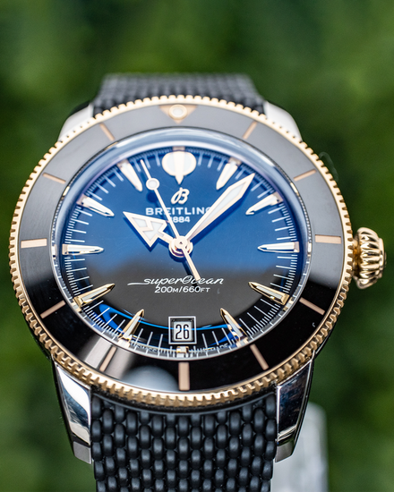 2025 Breitling Superocean Heritage B31 42MM Black Dial Rubber Strap (UB3111241B1A1)