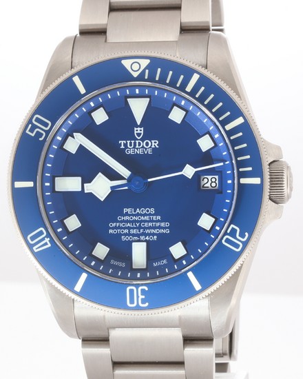 No Reserve - 2023 Tudor Pelagos 42MM Blue Dial Titanium Bracelet (25600TB)