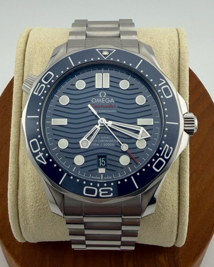 Omega Seamaster Diver 300M 42MM Blue Dial Steel Bracelet (210.32.42.20.03.001)