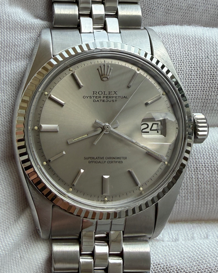 1971 Rolex Datejust 36MM Silver Dial Jubilee Bracelet (1601)