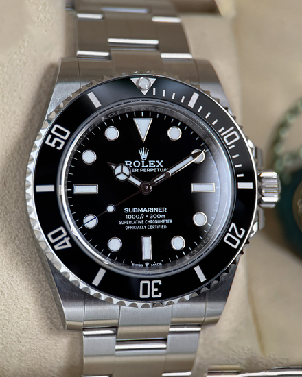2024 Rolex Submariner No-Date 41MM Black Dial Oyster Bracelet (124060)