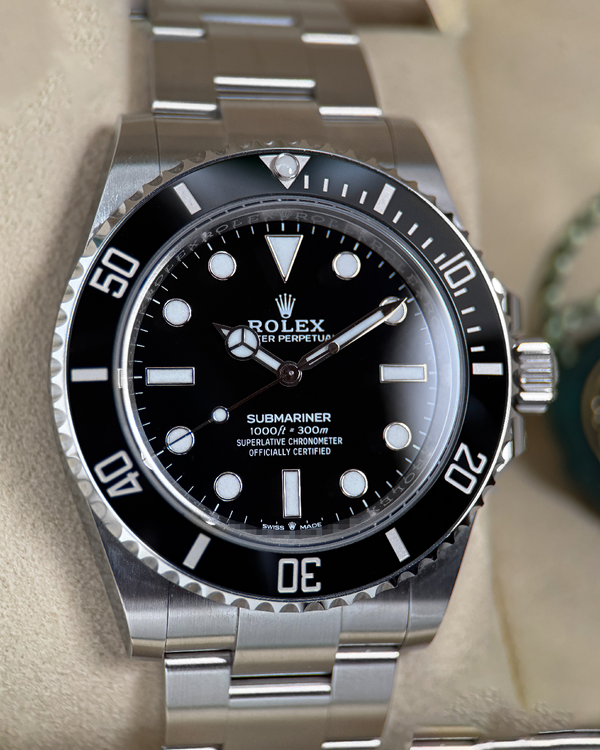 2024 Rolex Submariner No-Date 41MM Black Dial Oyster Bracelet (124060)