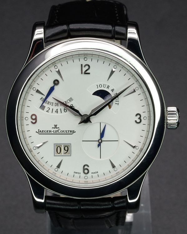 2013 Jaeger-LeCoultre Master Eight Days 41MM Silver Dial Leather Strap (Q1608420)