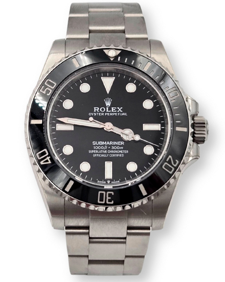 2025 Rolex Submariner No-Date 41MM Black Dial Oyster Bracelet (124060)