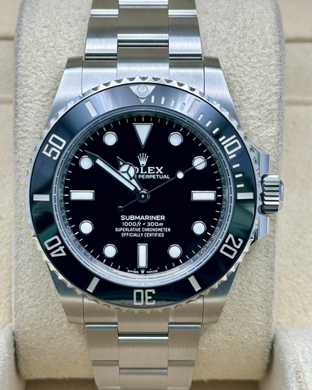 2024 Rolex Submariner No-Date 41MM Black Dial Oyster Bracelet (124060)