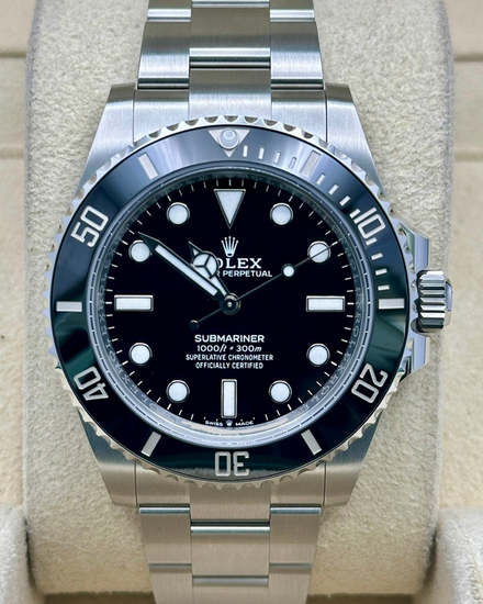 2024 Rolex Submariner No-Date 41MM Black Dial Oyster Bracelet (124060)