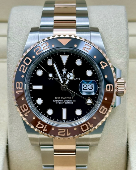 2024 Rolex GMT-Master II "Root Beer" 40MM Black Dial Two-Tone Oyster Bracelet (126711CHNR)