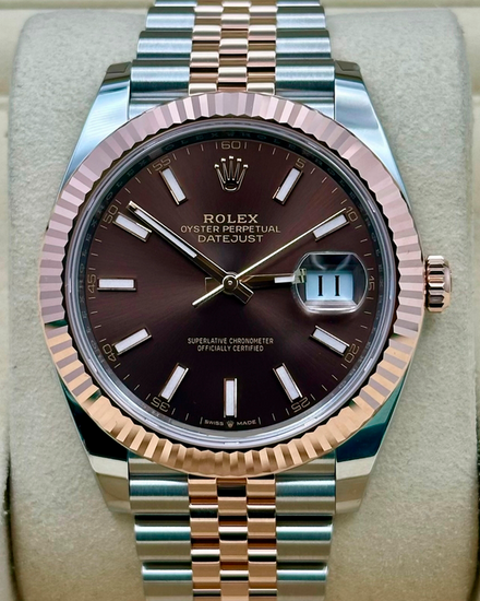 2026 Rolex Datejust 41MM Chocolate Dial Two-Tone Jubilee Bracelet (126331)