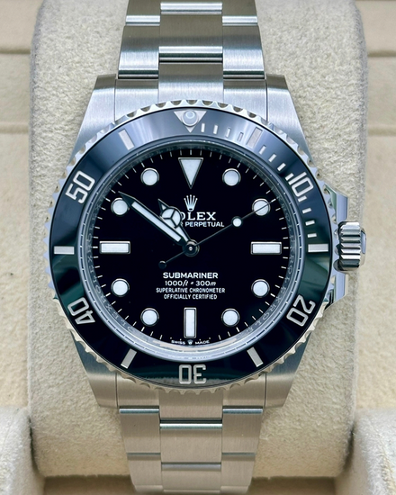 2023 Rolex Submariner No-Date 41MM Black Dial Oyster Bracelet (124060)