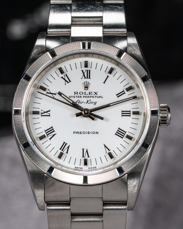 2005 Rolex Air-King 34MM White Dial Oyster Bracelet (14010M)