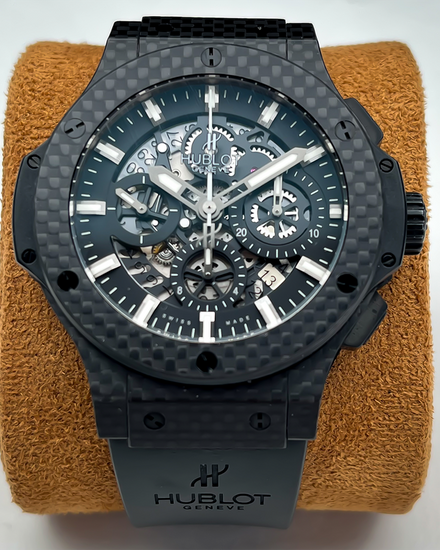 Hublot Big Bang Aero Bang 44MM Skeleton Dial Rubber Strap (311.QX.1124.RX)