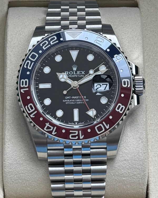 2026 Rolex GMT-Master II "Pepsi" 40MM Black Dial Jubilee Bracelet (126710BLRO)
