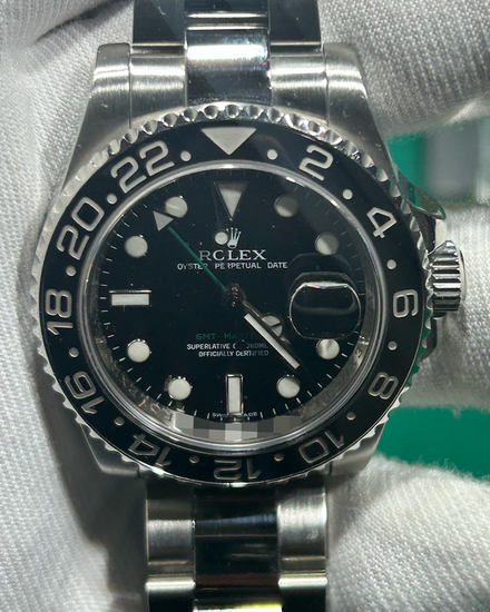 2008 Rolex GMT-Master II 40MM Black Dial Oyster Bracelet (116710)