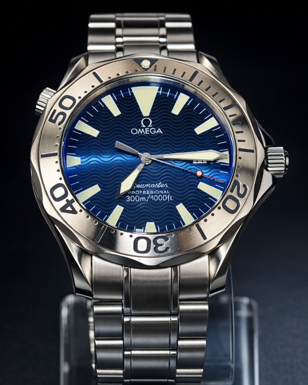 Omega Seamaster 300 41MM Quartz Blue Dial Steel Bracelet (2265.80.00)