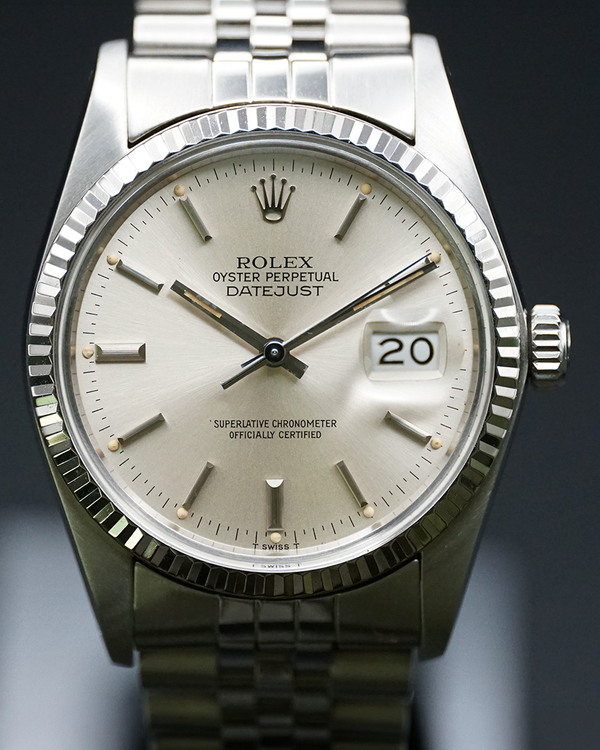 1984 Rolex Datejust 36MM Silver "Doorstop" Dial Jubilee Bracelet (16014)