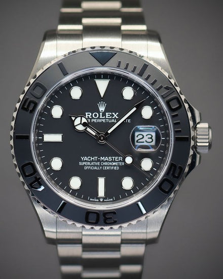 2025 Rolex Yacht-Master 42MM Black Dial Titanium Oyster Bracelet (226627)
