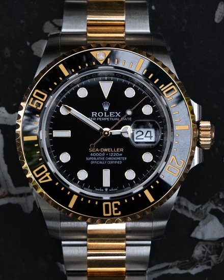2023 Rolex Sea-Dweller 43MM Black Dial Two-Tone Oyster Bracelet (126603)