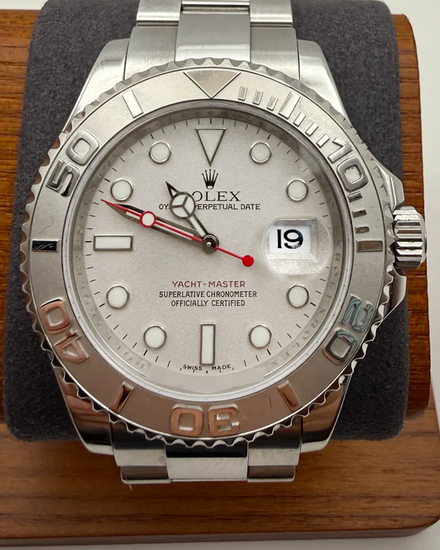 2008 Rolex Yacht-Master 40MM Silver Dial Oyster Bracelet (116622)