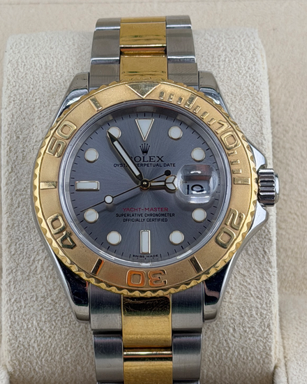 Rolex Yacht-Master 40MM Grey Dial Two-Tone Oyster Bracelet (16623)