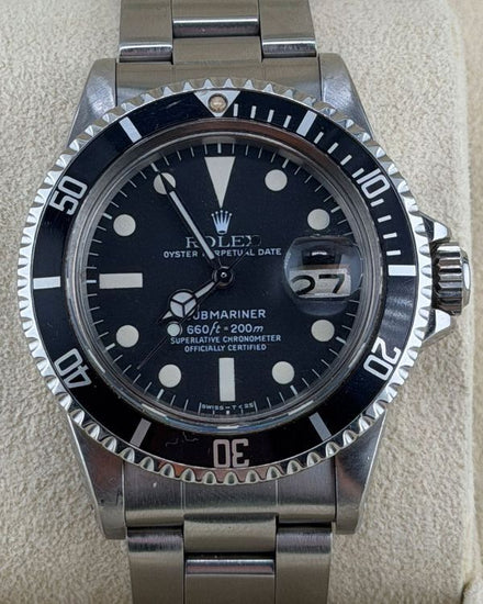 1978 Rolex Submariner Date 40MM Black Dial Oyster Bracelet (1680)