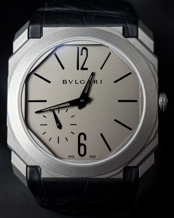 2024 Bvlgari Octo Finissimo 40MM Grey Dial Leather Strap (102711)