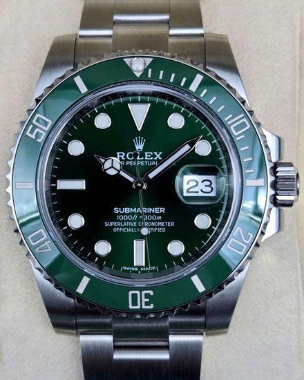 2020 Rolex Submariner Date "Hulk" 40MM Green Dial Oyster Bracelet (116610LV)