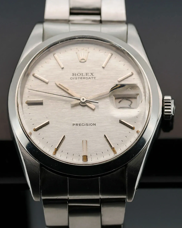 Rolex Oyster Precision Date 34MM Silver Dial Oyster Bracelet (6694)