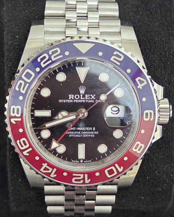 2023 Rolex GMT-Master II "Pepsi" 40MM Black Dial Jubilee Bracelet (126710BLRO)