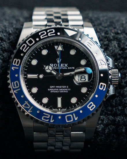 2021 Rolex GMT-Master II "Batgirl" 40MM Black Dial Jubilee Bracelet (126710BLNR)