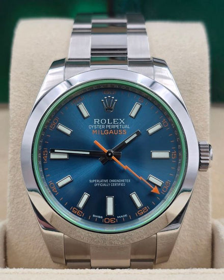 2017 Rolex Milgauss 40MM Blue Dial Oyster Bracelet (116400GV)